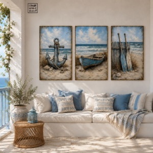 Coastal Boat Trio
