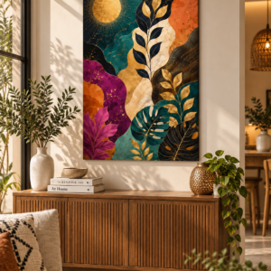 Abstract Botanical Wall Art