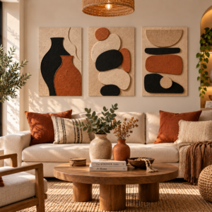 Abstract Boho Wall Art Set